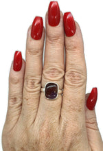 Load image into Gallery viewer, Super 7 ring, Size 7.25, Cacoxenite Ring, Rectangle Shaped - GemzAustralia 