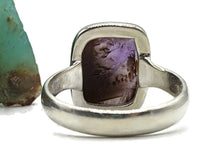 Load image into Gallery viewer, Super 7 ring, Size 7.25, Cacoxenite Ring, Rectangle Shaped - GemzAustralia 