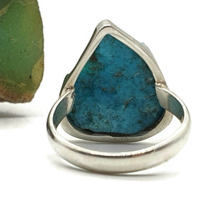 Blue Turquoise Ring, size 6.75, Sterling Silver - GemzAustralia 