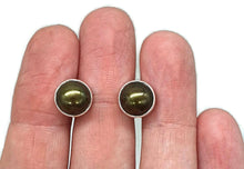 Load image into Gallery viewer, Biwa Pearl Studs, Black Pearl Earrings - GemzAustralia 