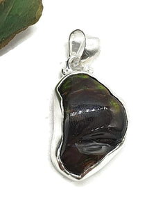 Mexican Fire Agate Pendant, Sterling Silver - GemzAustralia 