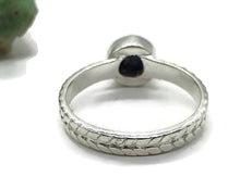 Load image into Gallery viewer, Lapis Lazuli Ring, Size 8, Sterling Silver, Round Shaped - GemzAustralia 