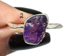 Load image into Gallery viewer, Raw Amethyst Ring, Size 9, 10 or 11, Sterling Silver, February Birthstone - GemzAustralia 