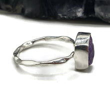 Load image into Gallery viewer, Raw Amethyst Ring, Size 9, 10 or 11, Sterling Silver, February Birthstone - GemzAustralia 