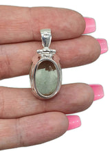 Load image into Gallery viewer, Prasiolite Pendant, Green Amethyst Gemstone, 26 carats - GemzAustralia 