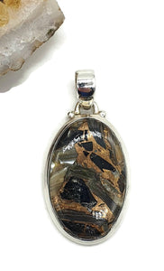 Australian Obsidian Pendant, Oval Shaped - GemzAustralia 