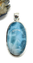 Load image into Gallery viewer, Huge Oval Shaped Larimar Pendant, Dolphin Stone - GemzAustralia 