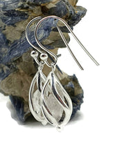Load image into Gallery viewer, Raw Herkimer Diamond Cage Earrings, April Birthstone - GemzAustralia 