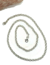 Load image into Gallery viewer, Belcher Link Chain, 45 cm, Rolo Chain, solid 925 Sterling Silver - GemzAustralia 