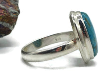 Load image into Gallery viewer, Arizona Turquoise Ring, Size 8.75, Sterling Silver, Oval Shape - GemzAustralia 