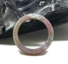 Load image into Gallery viewer, Purple Green Jasper Ring, Size 7, Solid Jasper Band - GemzAustralia 