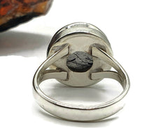 Load image into Gallery viewer, Tourmalinated Quartz Ring, size 7, Sterling Silver, Black Tourmaline Quartz - GemzAustralia 