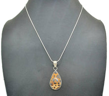 Load image into Gallery viewer, Bauxite Pendant, Sterling Silver, Pear Shaped, Cheetah Pattern, Release of Anger - GemzAustralia 