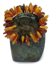 Load image into Gallery viewer, Baltic Amber Bracelet, Fossilized Tree Resin, Cognac, Butterscotch &amp; Black Amber - GemzAustralia 