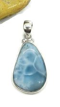 Load image into Gallery viewer, Larimar Pendant, Sterling Silver, Stone of Atlantis, Dolphin Stone, Sterling Silver - GemzAustralia 