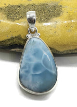 Load image into Gallery viewer, Larimar Pendant, Sterling Silver, Stone of Atlantis, Dolphin Stone, Sterling Silver - GemzAustralia 