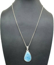 Load image into Gallery viewer, Larimar Pendant, Sterling Silver, Stone of Atlantis, Dolphin Stone, Sterling Silver - GemzAustralia 