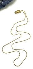 Load image into Gallery viewer, Fine Gold Chain, Sterling Silver, 14K gold Electroplated, 52cm, Delicate Chain - GemzAustralia 