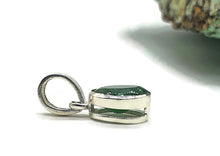 Load image into Gallery viewer, Emerald Pendant, Sterling Silver, May Birthstone, Oval Faceted, Natural Gemstone - GemzAustralia 